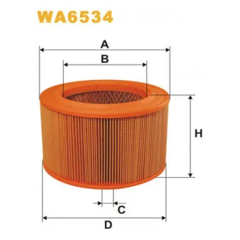Filtre à air WIX FILTERS WA6534