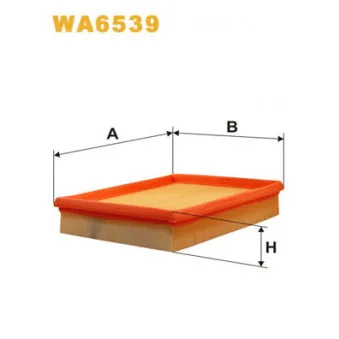 Filtre à air WIX FILTERS WA6539
