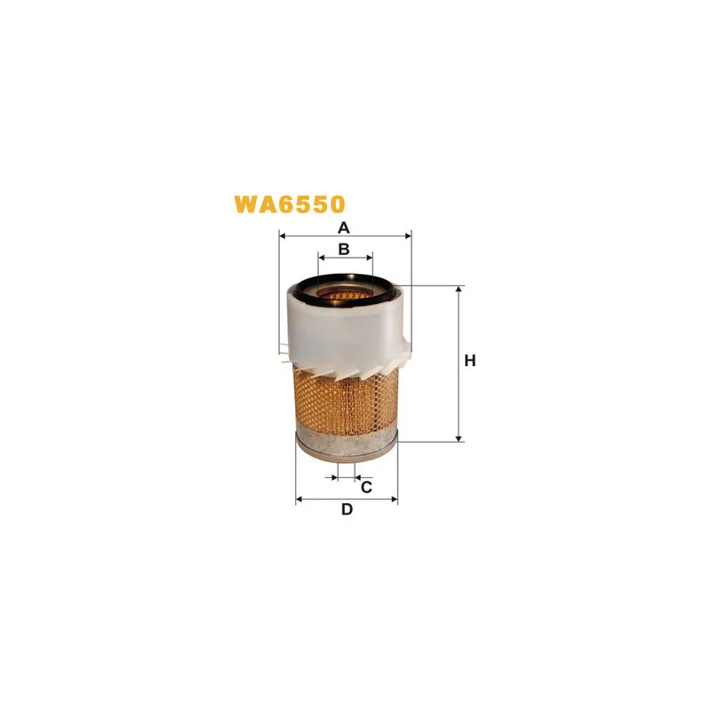 Filtre à air WIX FILTERS WA6550