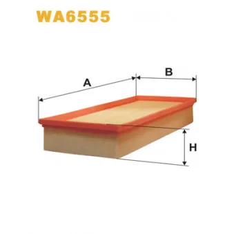 Filtre à air WIX FILTERS WA6555