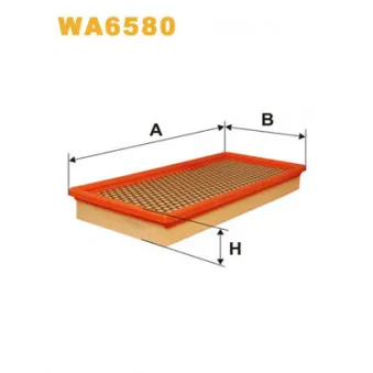 Filtre à air WIX FILTERS WA6580