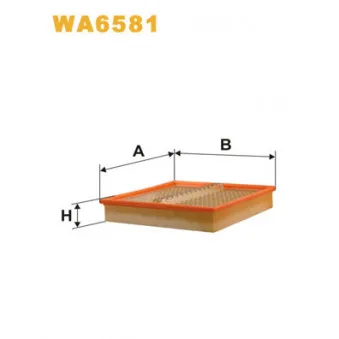 Filtre à air WIX FILTERS WA6581