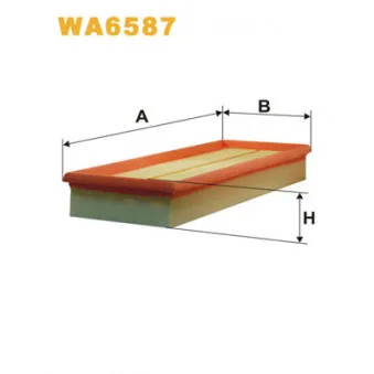 Filtre à air WIX FILTERS WA6587