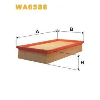 Filtre à air WIX FILTERS WA6588