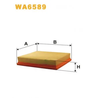 Filtre à air WIX FILTERS WA6589