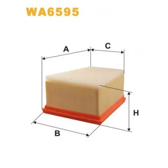 Filtre à air WIX FILTERS WA6595