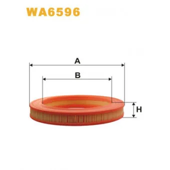 Filtre à air WIX FILTERS WA6596