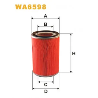 Filtre à air WIX FILTERS WA6598