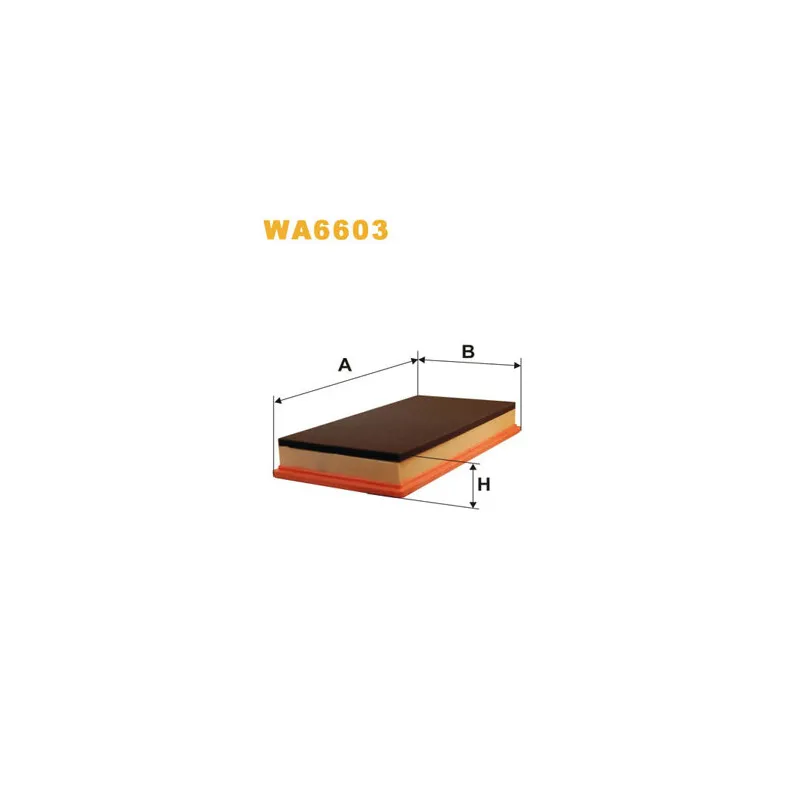 Filtre à air WIX FILTERS WA6603