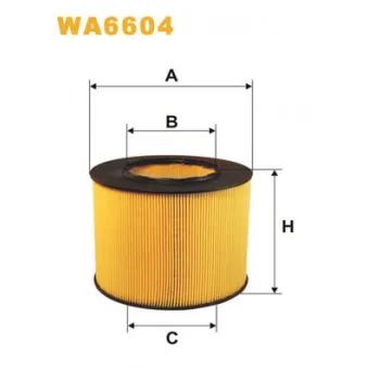 Filtre à air WIX FILTERS WA6604