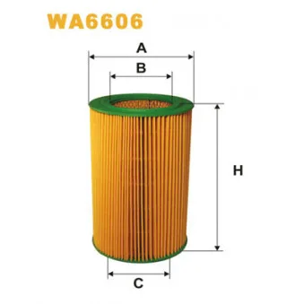 Filtre à air WIX FILTERS WA6606
