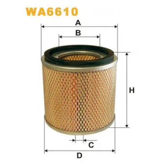 Filtre à air WIX FILTERS WA6610