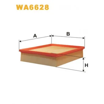 Filtre à air WIX FILTERS WA6628