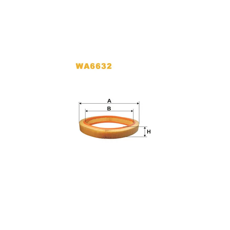 Filtre à air WIX FILTERS WA6632