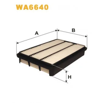 Filtre à air WIX FILTERS WA6640