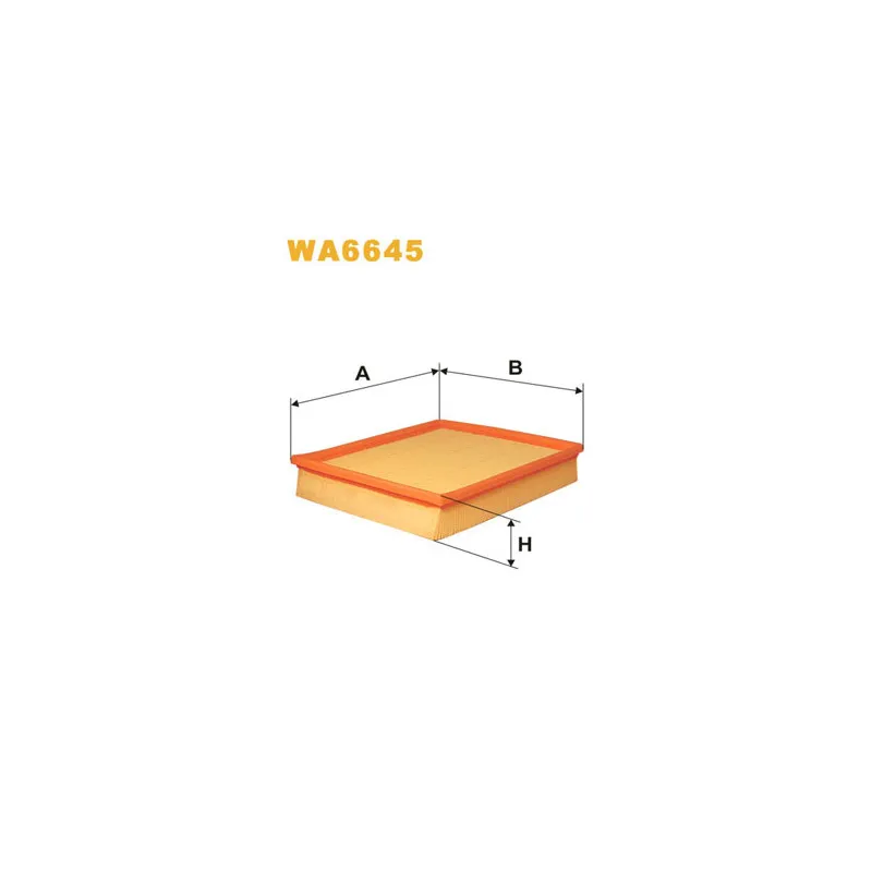 Filtre à air WIX FILTERS WA6645