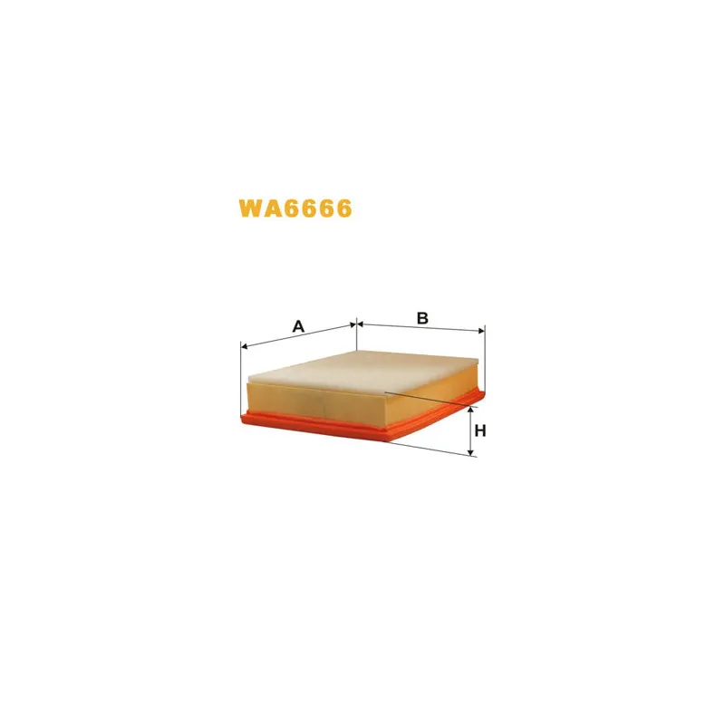 Filtre à air WIX FILTERS WA6666