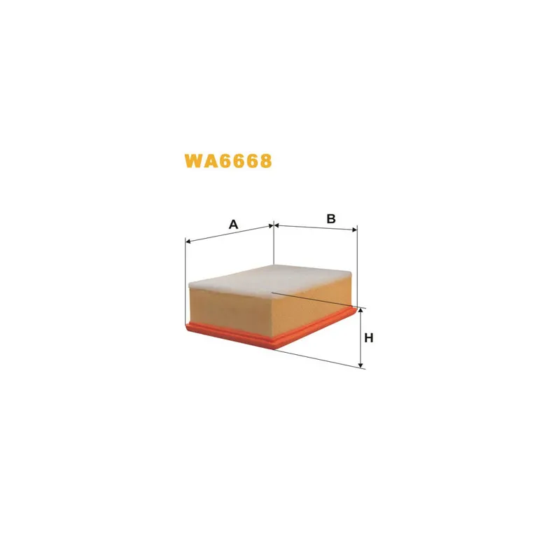 Filtre à air WIX FILTERS WA6668
