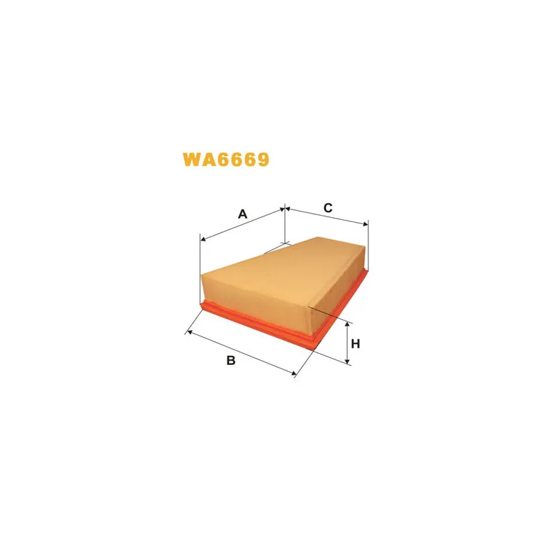 Filtre à air WIX FILTERS WA6669