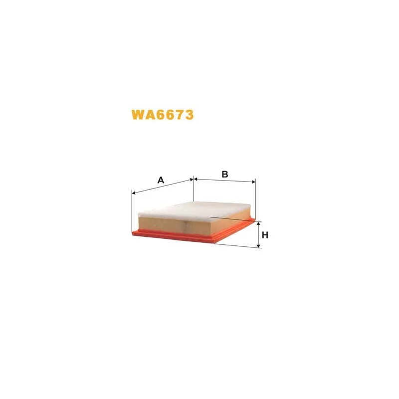 Filtre à air WIX FILTERS WA6673