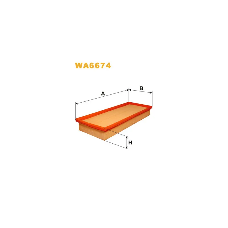 Filtre à air WIX FILTERS WA6674