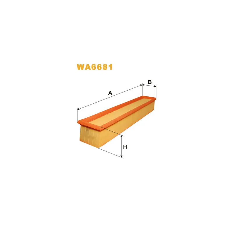 Filtre à air WIX FILTERS WA6681