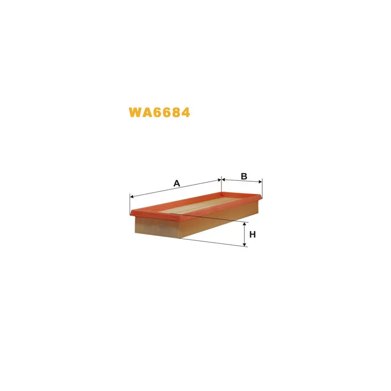 Filtre à air WIX FILTERS WA6684