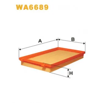 Filtre à air WIX FILTERS WA6689