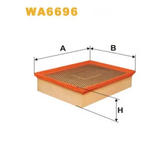 Filtre à air WIX FILTERS WA6696