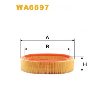 Filtre à air WIX FILTERS WA6697