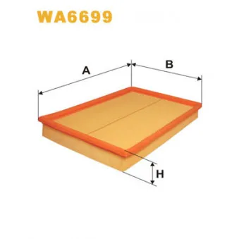 Filtre à air WIX FILTERS WA6699