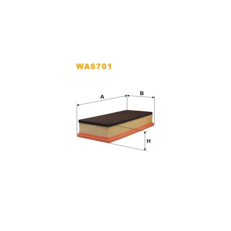 Filtre à air WIX FILTERS WA6701