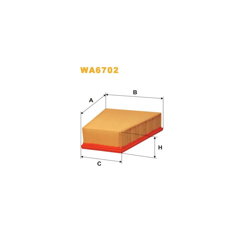 Filtre à air WIX FILTERS WA6702