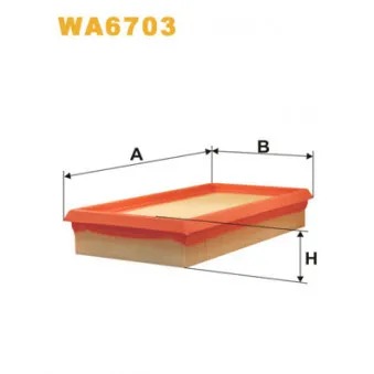 Filtre à air WIX FILTERS WA6703