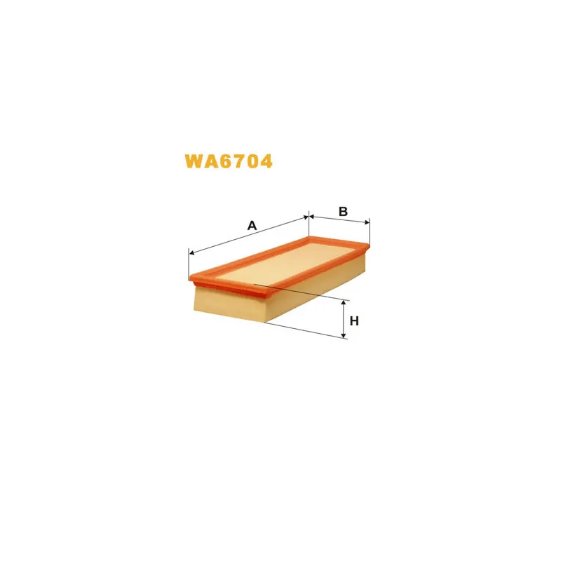 Filtre à air WIX FILTERS WA6704