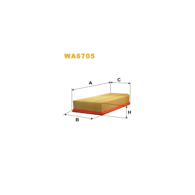 Filtre à air WIX FILTERS WA6705