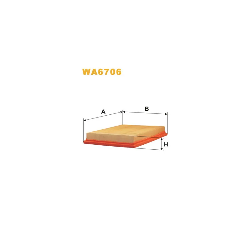 Filtre à air WIX FILTERS WA6706