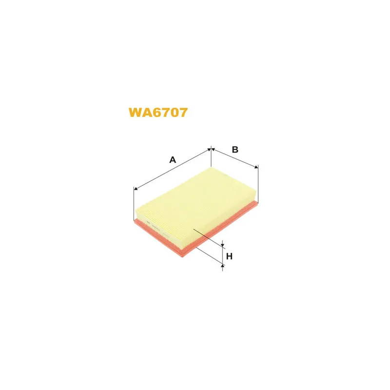 Filtre à air WIX FILTERS WA6707