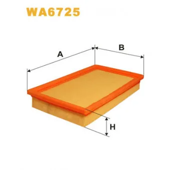 Filtre à air WIX FILTERS WA6725