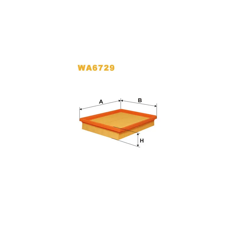 Filtre à air WIX FILTERS WA6729