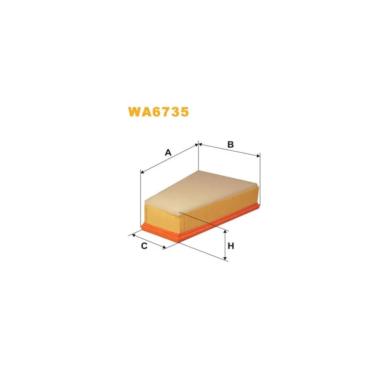 Filtre à air WIX FILTERS WA6735