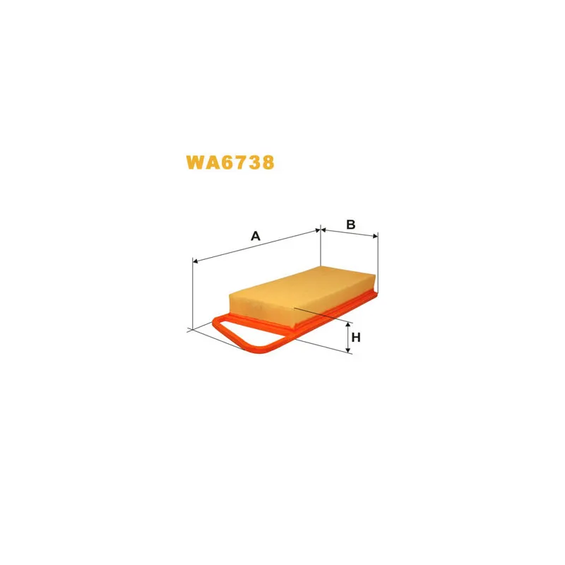 Filtre à air WIX FILTERS WA6738