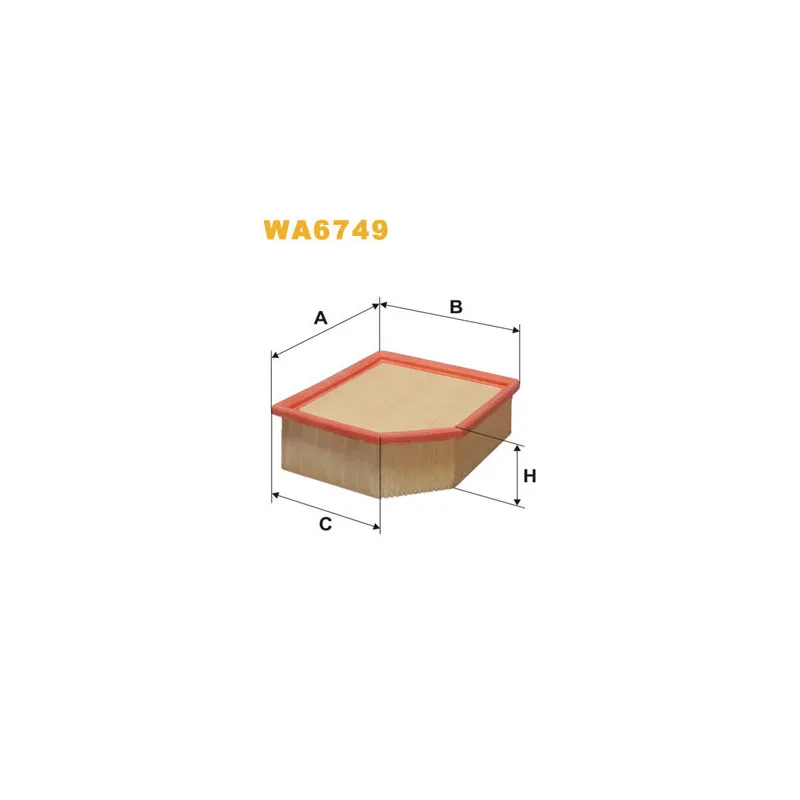 Filtre à air WIX FILTERS WA6749