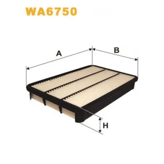 Filtre à air WIX FILTERS WA6750