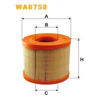Filtre à air WIX FILTERS WA6758