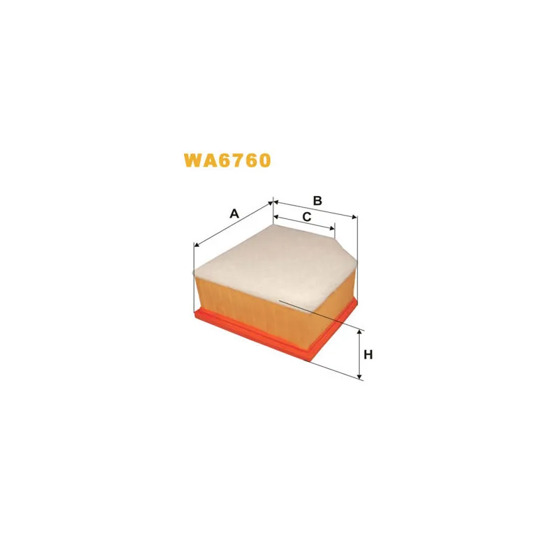 Filtre à air WIX FILTERS WA6760