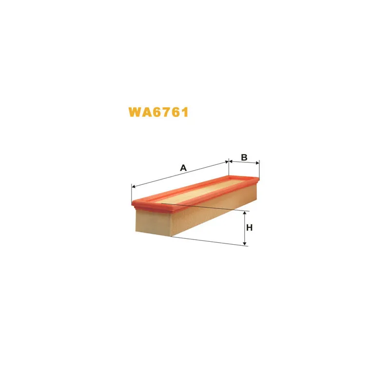 Filtre à air WIX FILTERS WA6761