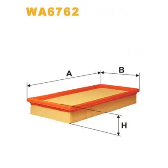 Filtre à air WIX FILTERS WA6762