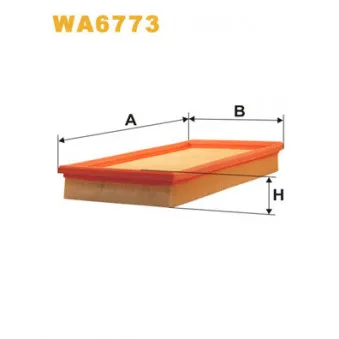 Filtre à air WIX FILTERS WA6773