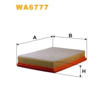 Filtre à air WIX FILTERS WA6777